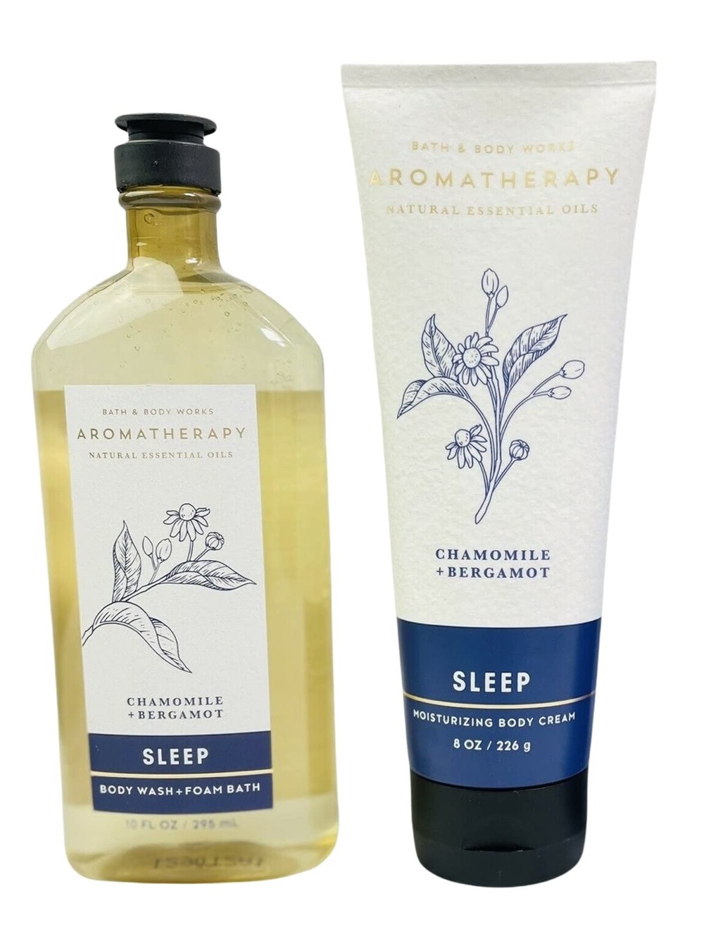 BATH BODY WORKS $29 • Chamomile + Bergamot • Body Wash & Body Cream • brand NEW
